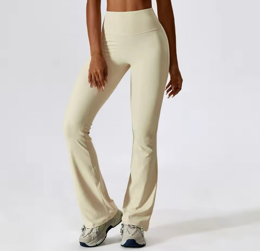 BTR Sculpt Sports Ruched Gym Flares