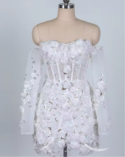 BTR Bridal - Tiffany Customised Ivory Lace Dress