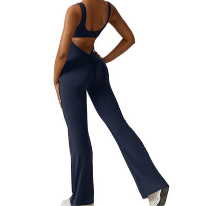 BTR Sculpt Sports Open Back Jumpsuit