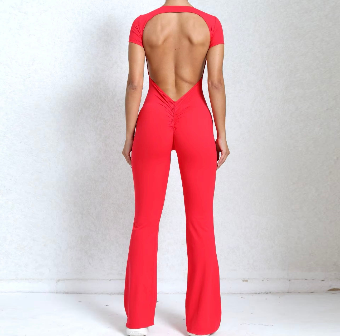 BTR Sculpt Short Sleeve Jumpsuit