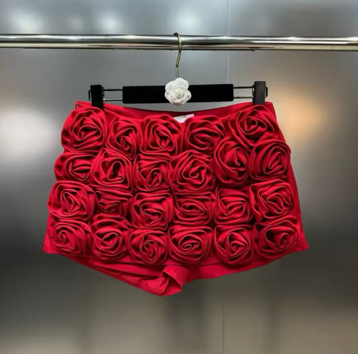 Rose 3D flower Skort