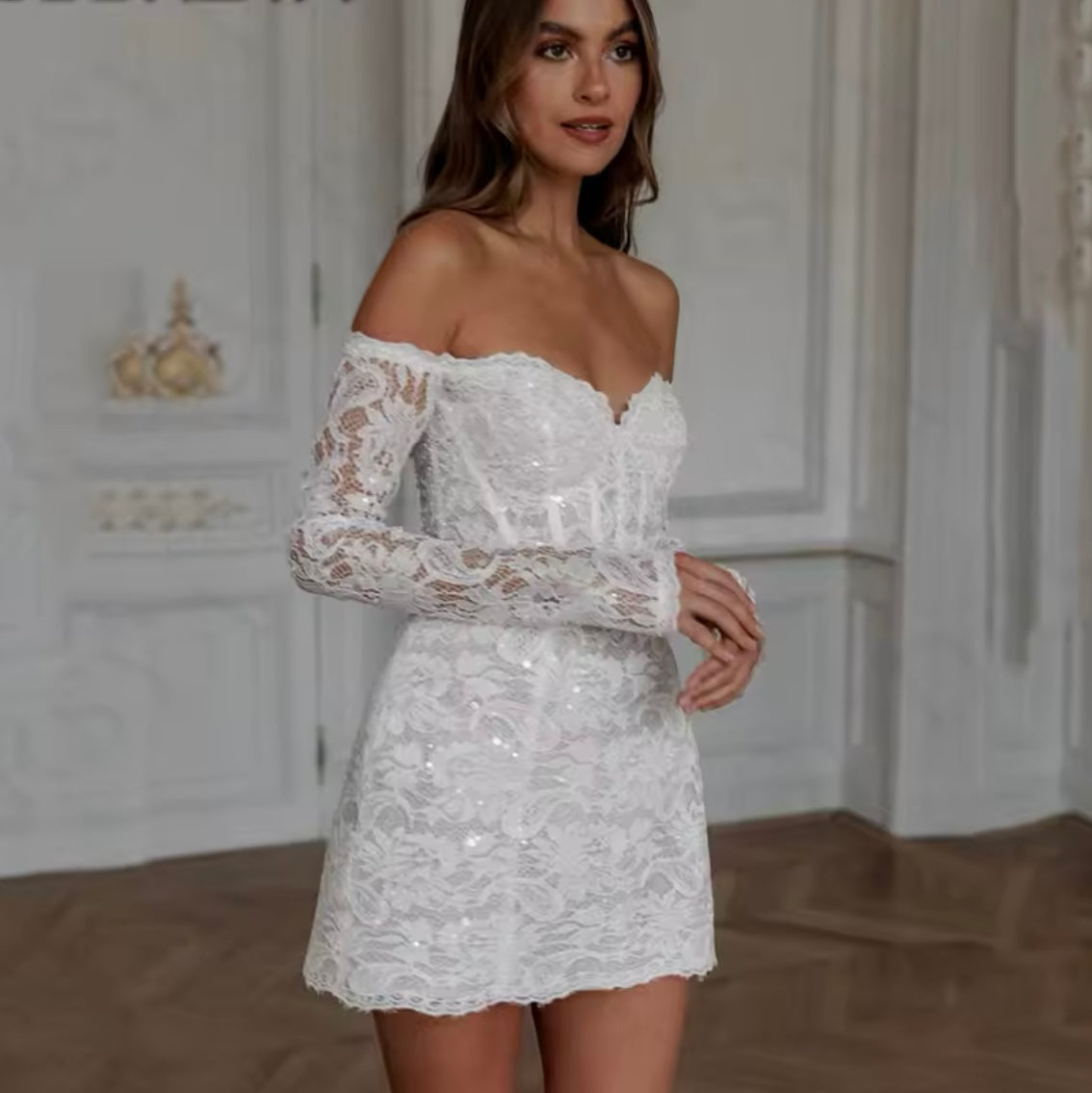 BTR Bridal - Emilè Customised Ivory Lace Dress