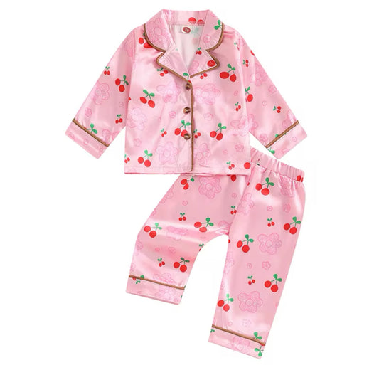 Children’s Fruit Satin Pjs